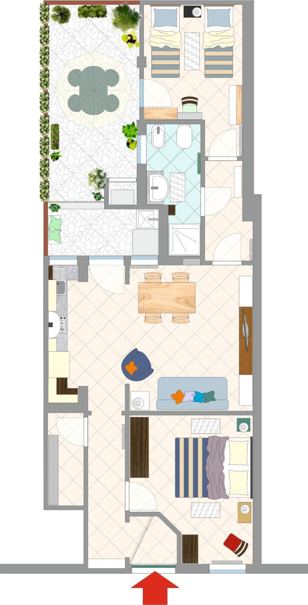 Il Piccolo Eden - Private Garden Apartment Livorno Bagian luar foto